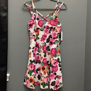 XOXO FLORAL DRESS